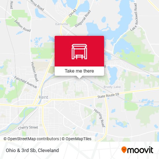 Mapa de Ohio & 3rd Sb