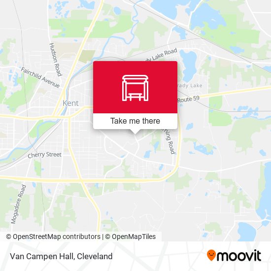 Mapa de Van Campen Hall