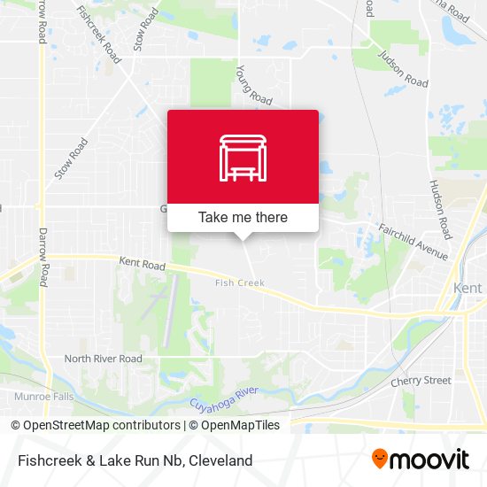 Fishcreek & Lake Run Nb map