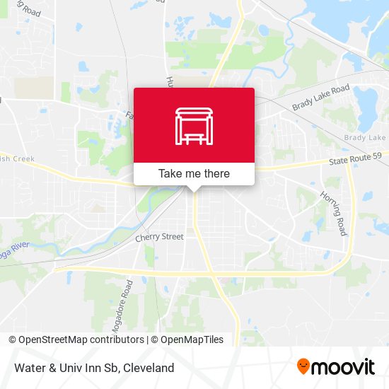 Water & Univ Inn Sb map