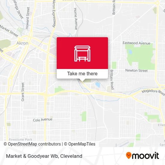 Market & Goodyear Wb map