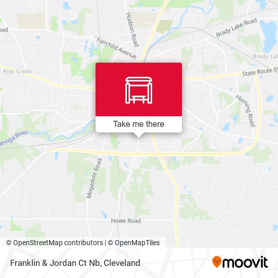 Franklin & Jordan Ct Nb map