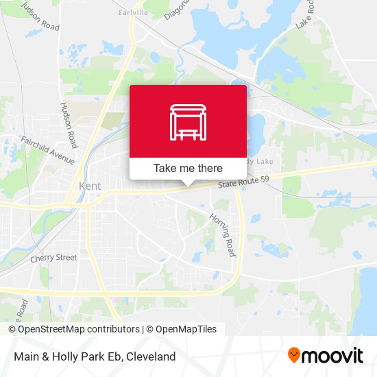 Main & Holly Park Eb map