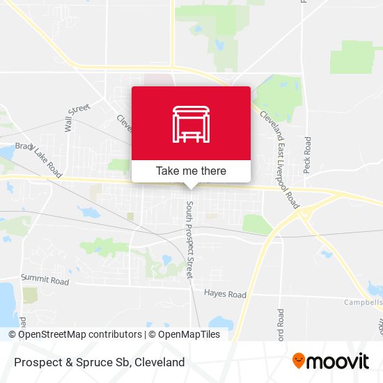 Prospect & Spruce Sb map