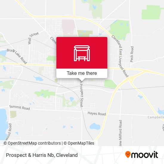 Prospect & Harris Nb map