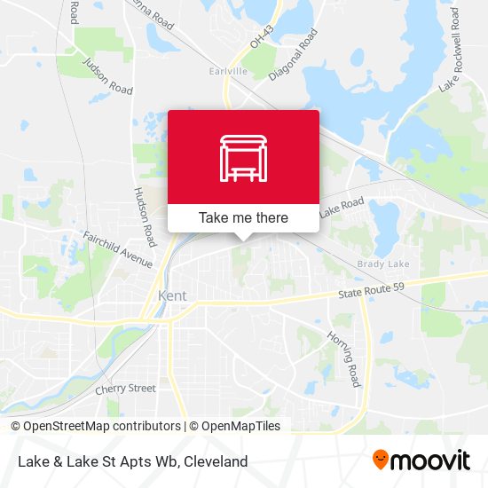 Lake & Lake St Apts Wb map