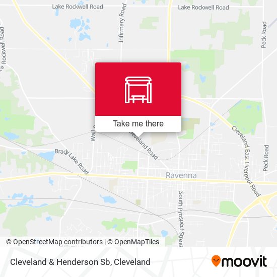 Cleveland & Henderson Sb map