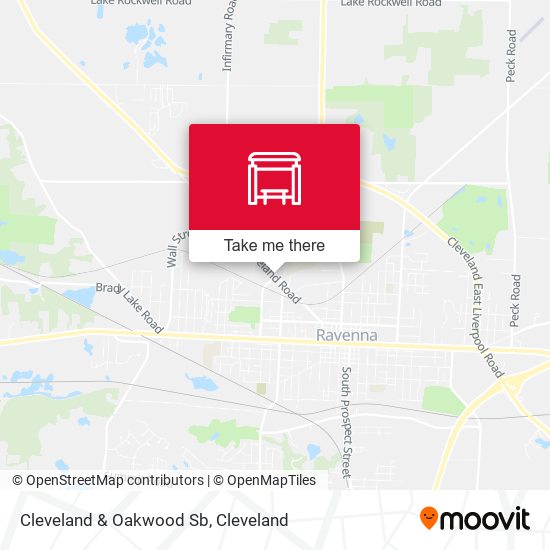 Cleveland & Oakwood Sb map