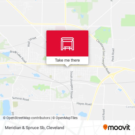 Meridian & Spruce Sb map