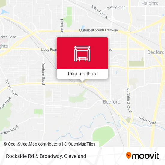 Mapa de Rockside Rd & Broadway