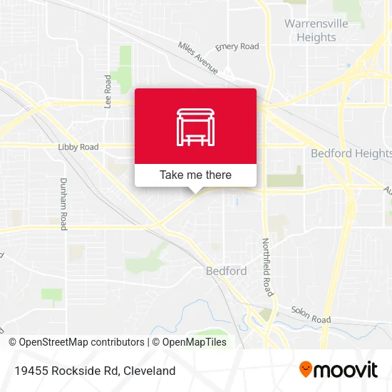 Mapa de 19455 Rockside Rd