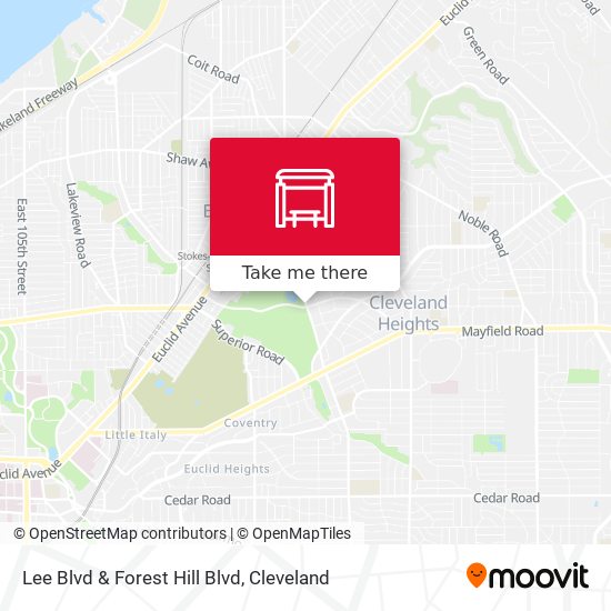 Lee Blvd & Forest Hill Blvd map