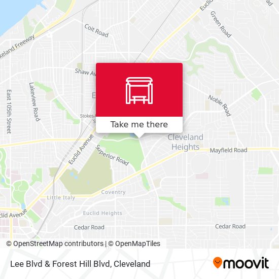 Lee Blvd & Forest Hill Blvd map