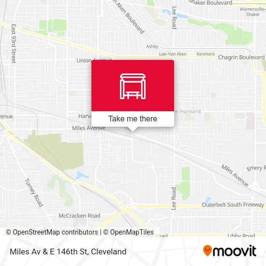 Mapa de Miles Av & E 146th St