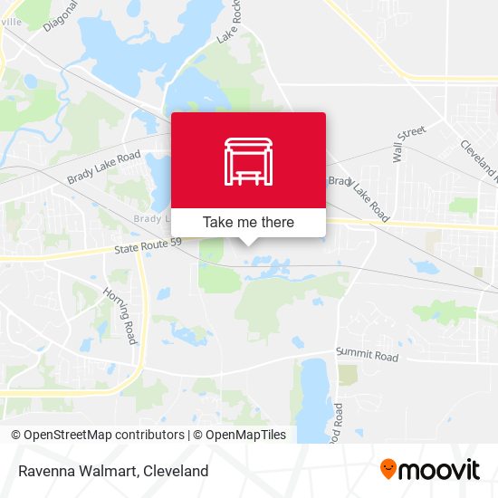 Mapa de Ravenna Walmart
