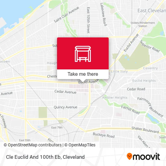 Mapa de Cle Euclid And 100th Eb