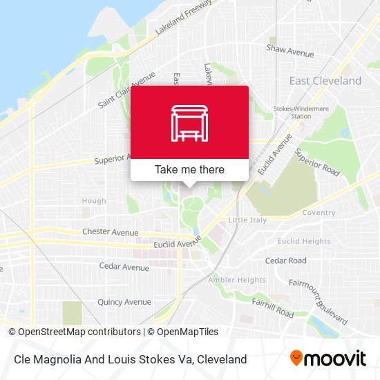 Mapa de Cle Magnolia And Louis Stokes Va