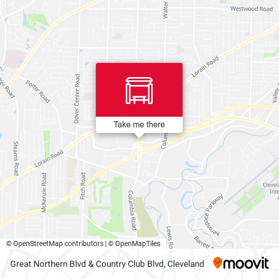 Great Northern Blvd & Country Club Blvd map