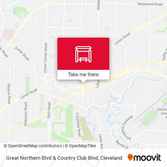 Mapa de Great Northern Blvd & Country Club Blvd