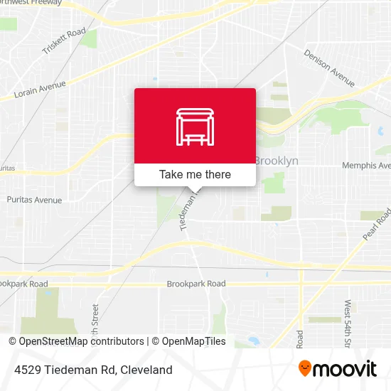 4529 Tiedeman Rd map