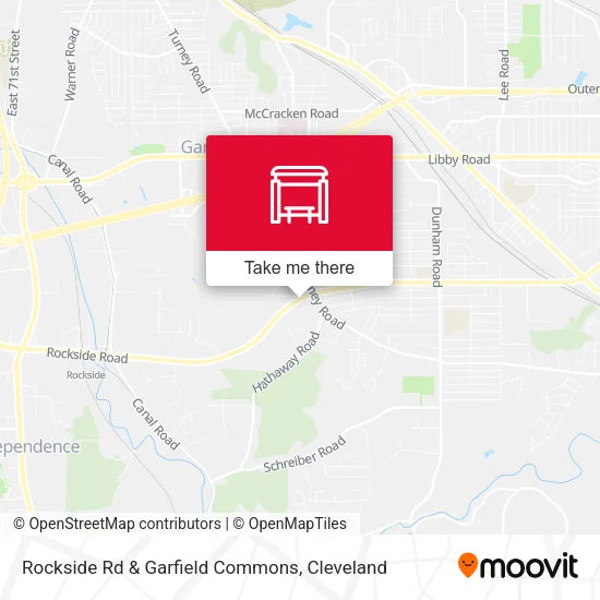 Mapa de Rockside Rd & Garfield Commons