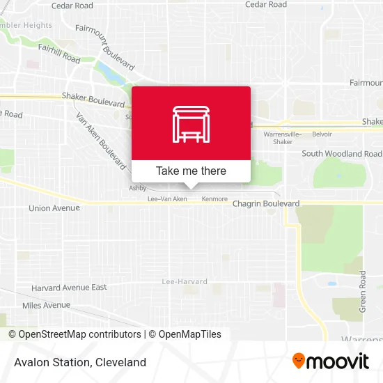 Avalon Station map