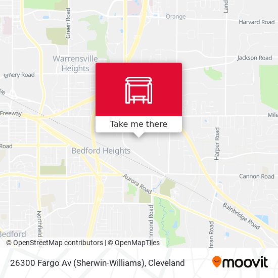 26300 Fargo Av (Sherwin-Williams) map