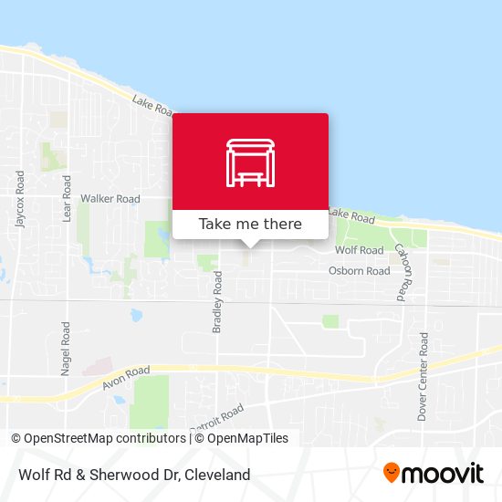 Wolf Rd & Sherwood Dr map