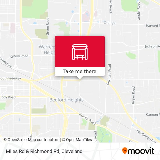 Miles Rd & Richmond Rd map
