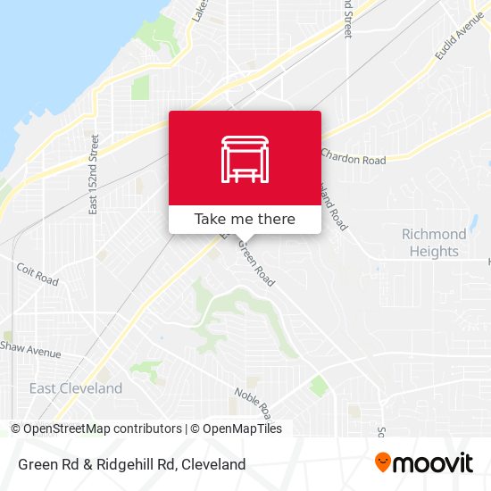Mapa de Green Rd & Ridgehill Rd