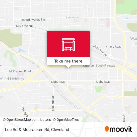 Lee Rd & Mccracken Rd map