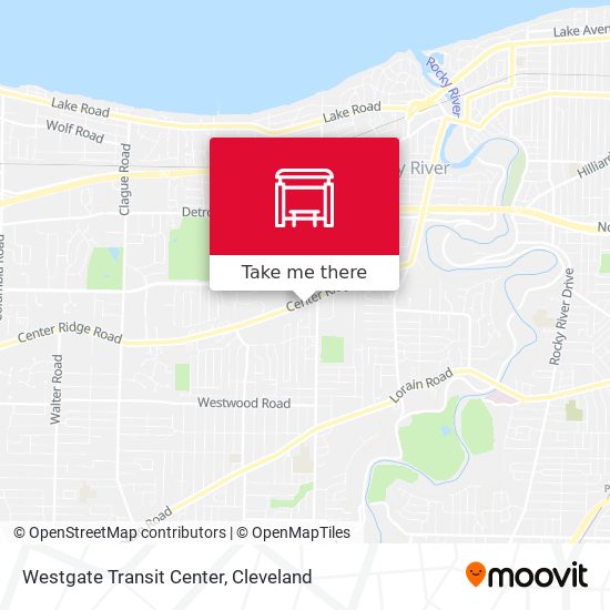 Mapa de Westgate Transit Center