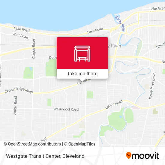 Westgate Transit Center map