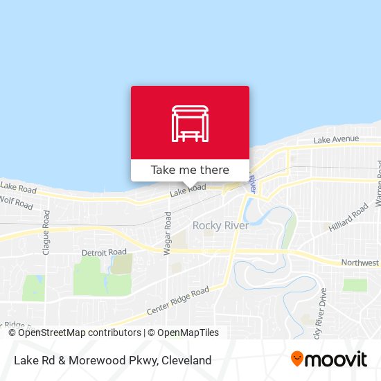 Lake Rd & Morewood Pkwy map