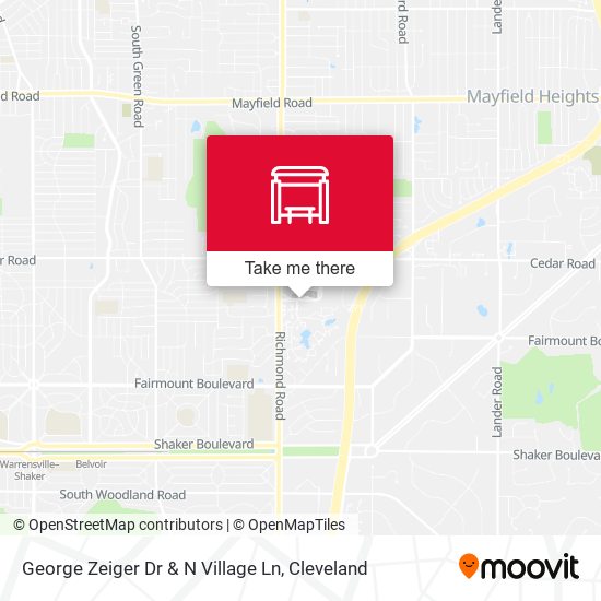 Mapa de George Zeiger Dr & N Village Ln