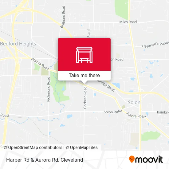 Mapa de Harper Rd & Aurora Rd