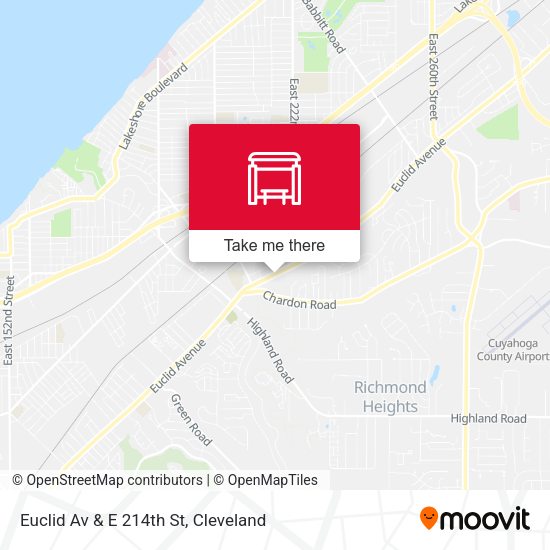 Mapa de Euclid Av & E 214th St