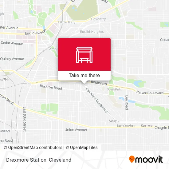 Drexmore Station map