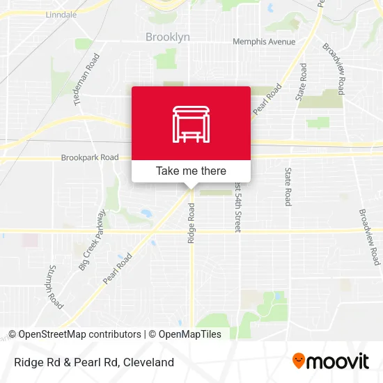 Mapa de Ridge Rd & Pearl Rd