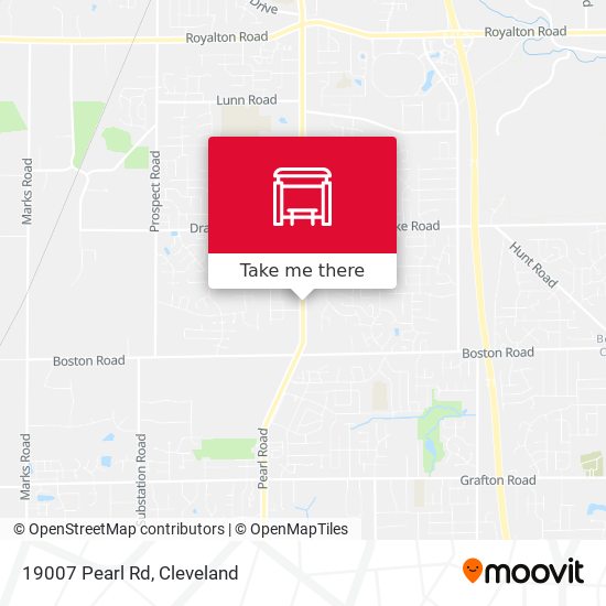 Mapa de 19007 Pearl Rd