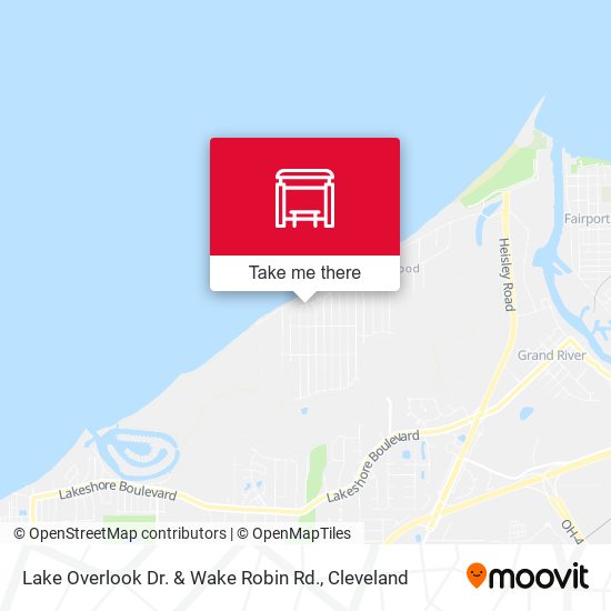 Lake Overlook Dr. & Wake Robin Rd. map