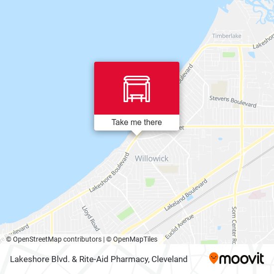 Lakeshore Blvd. & Rite-Aid Pharmacy map