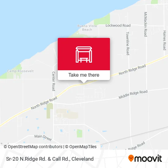 Sr-20 N.Ridge Rd. & Call Rd. map