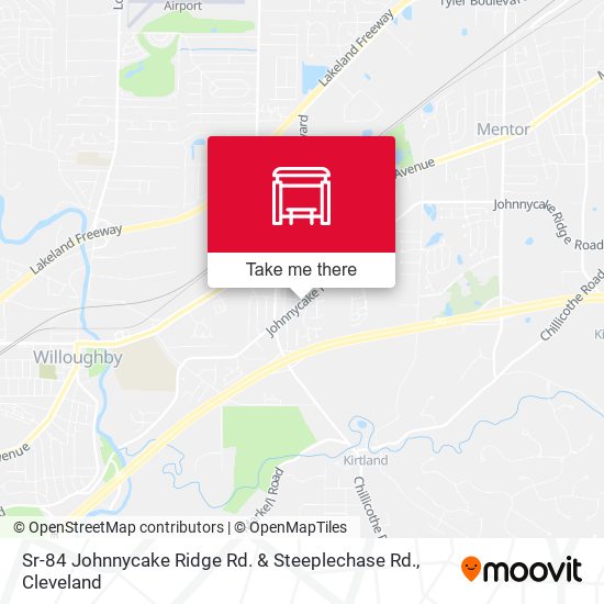 Mapa de Sr-84 Johnnycake Ridge Rd. & Steeplechase Rd.