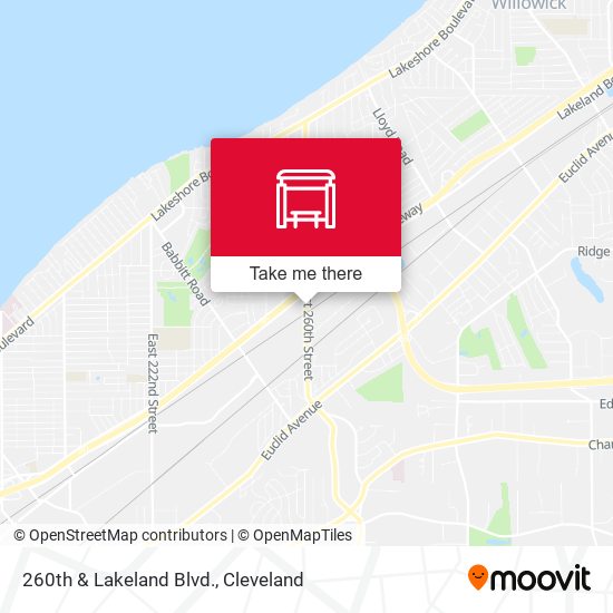 260th & Lakeland Blvd. map