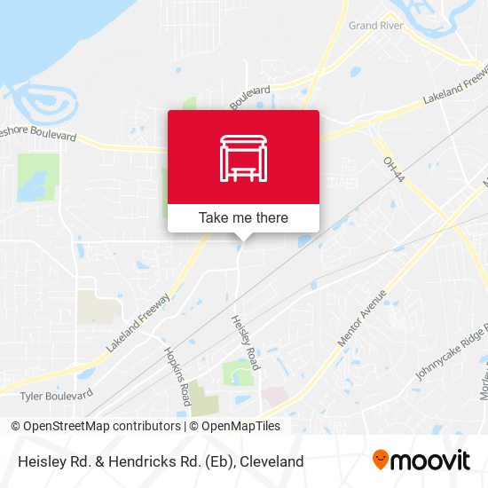 Heisley Rd. & Hendricks Rd. (Eb) map