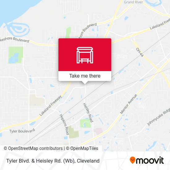 Tyler Blvd. & Heisley Rd. (Wb) map