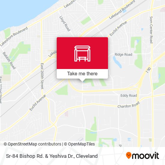 Mapa de Sr-84 Bishop Rd. & Yeshiva Dr.