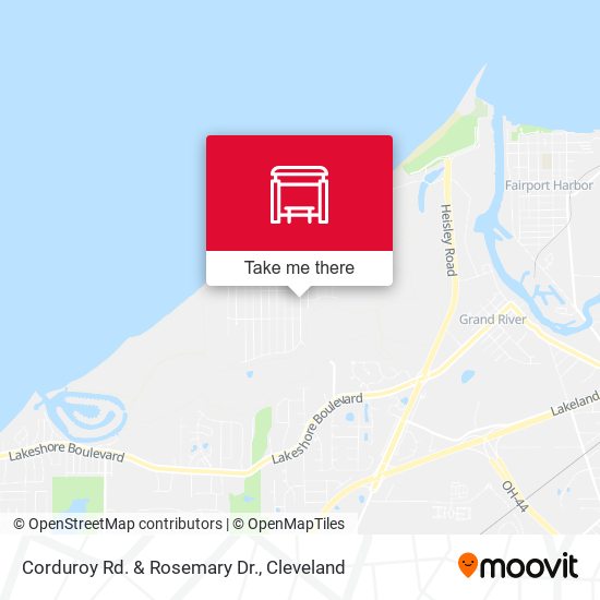 Corduroy Rd. & Rosemary Dr. map