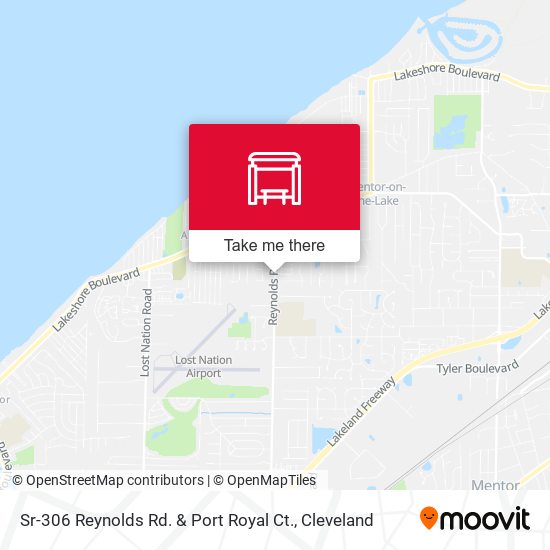 Sr-306 Reynolds Rd. & Port Royal Ct. map